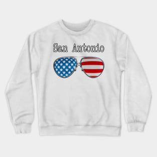 AMERICA PILOT GLASSES SAN ANTONIO CITY Crewneck Sweatshirt